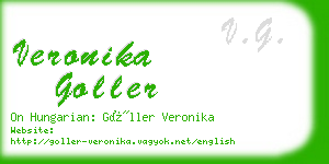 veronika goller business card